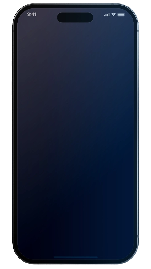 Interfaz móvil de Cresta Finzex